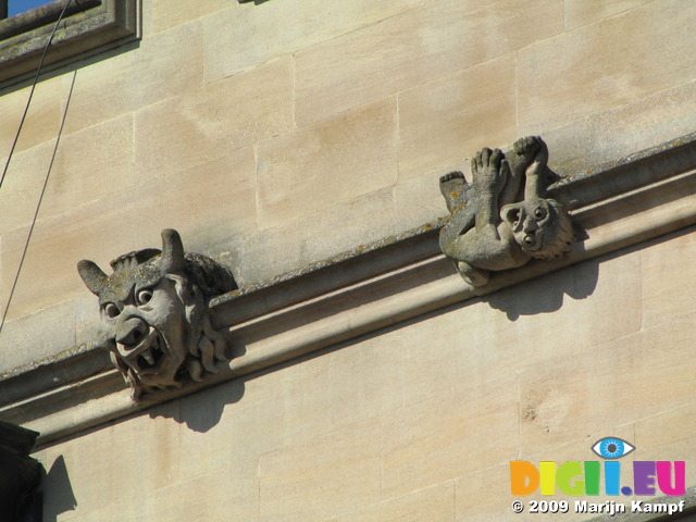 SX07865 Gargoyles Oxford building